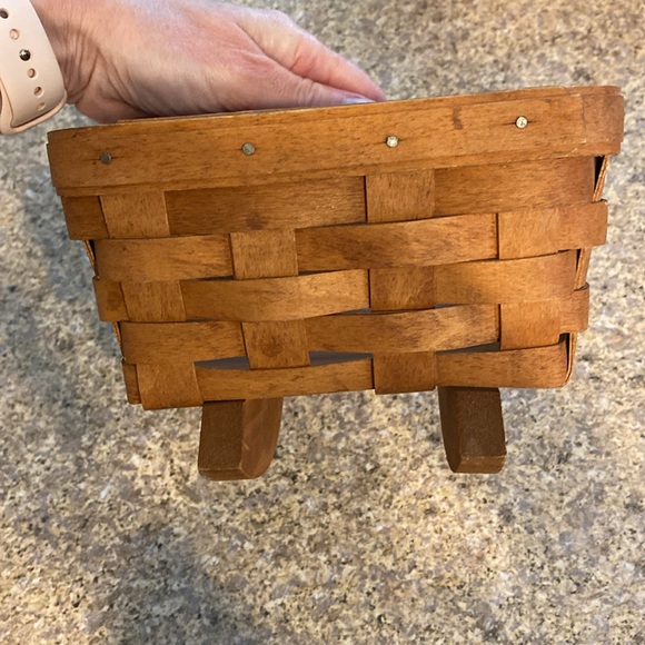 Longaberger Cradle Rocker Handmade Basket - Picture 6 of 17